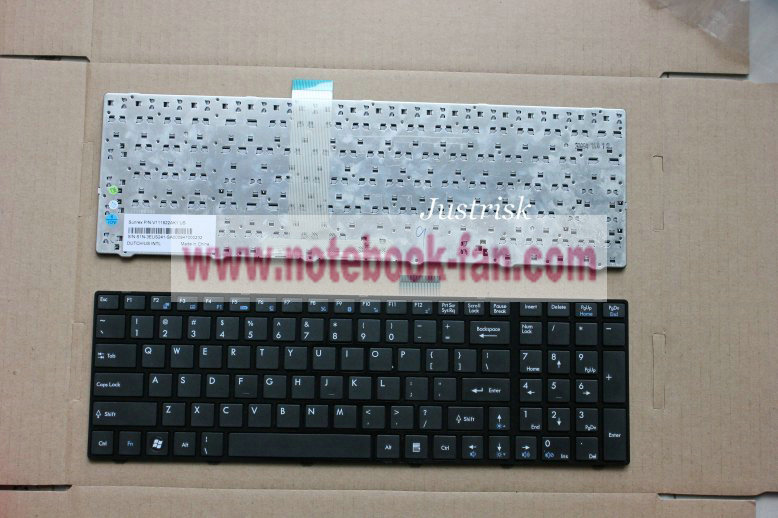 Original NEW MSI S6000 MS-1681 Keyboard US Black V111922AK1 - Click Image to Close